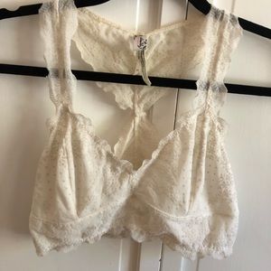 free people lace bralette